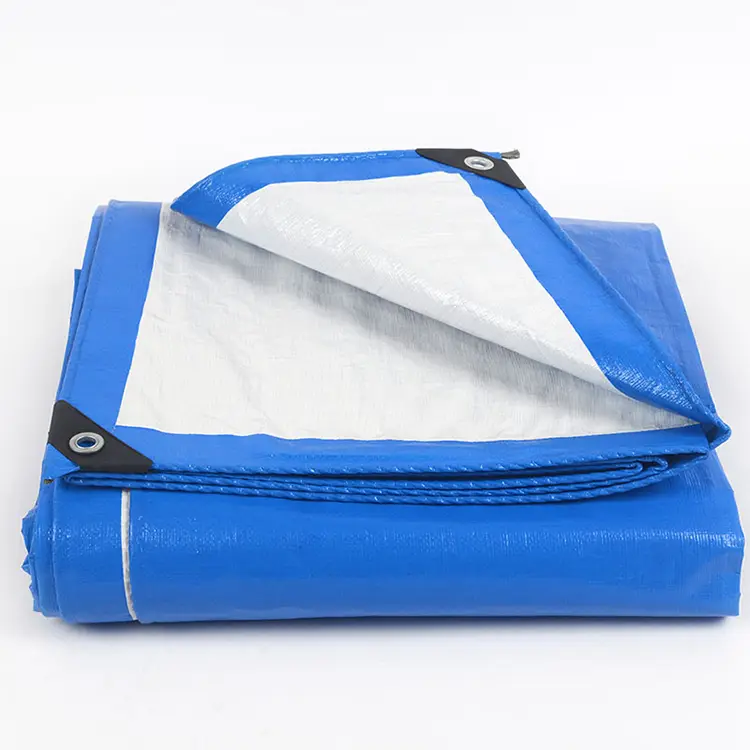 160g Blue White PE Tarpaulin 160g Blue White PE Tarpaulin