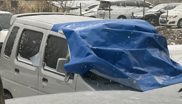 Applicationem PE Tarpaulins pro Vehiculo velamine Tempestas nivalis