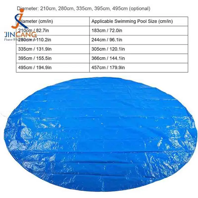 Blue Tarpaulin Pe swimming stagnum Covers